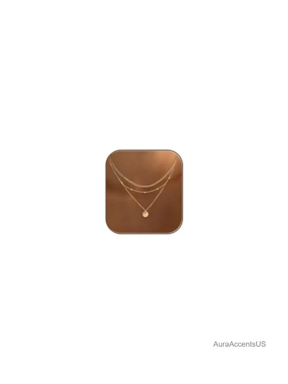 14k Gold Plated Layered Necklace Set for Women Dainty Chain Stack, Waterproof